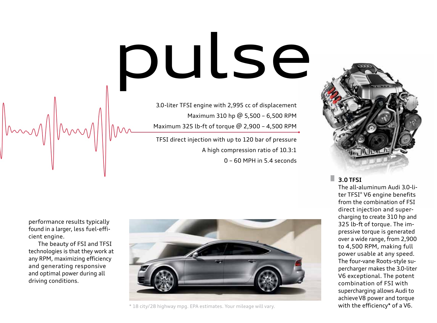 2012 Audi A7 Brochure Page 5